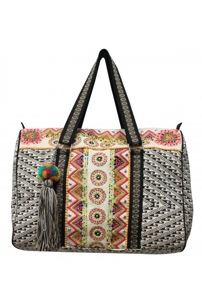 Embellished shoulder bag